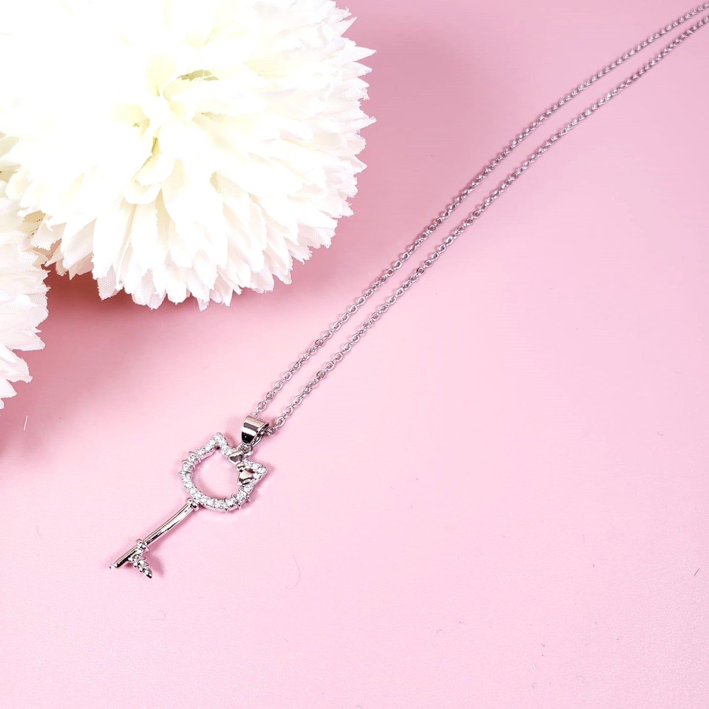 Hello Kitty Keychain Necklace