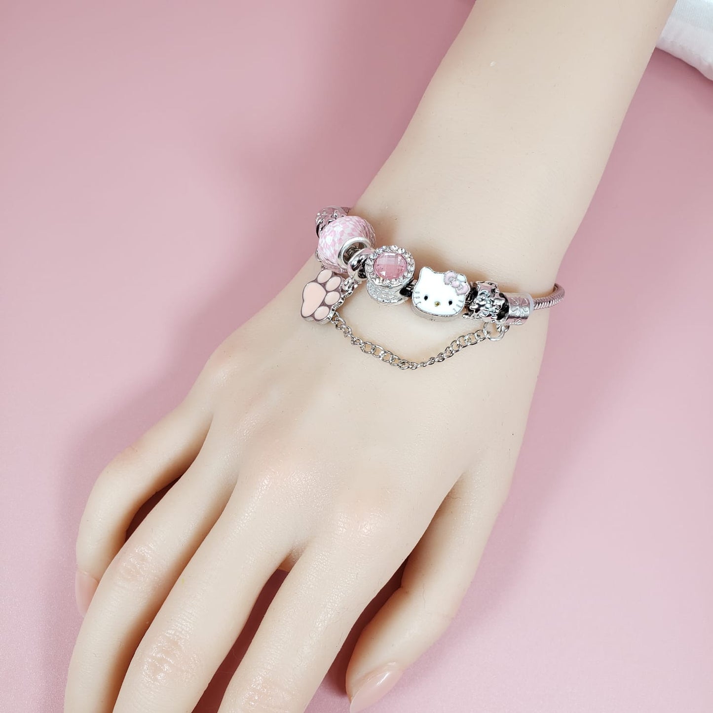 Hello Kitty Paw Charm Bracelet