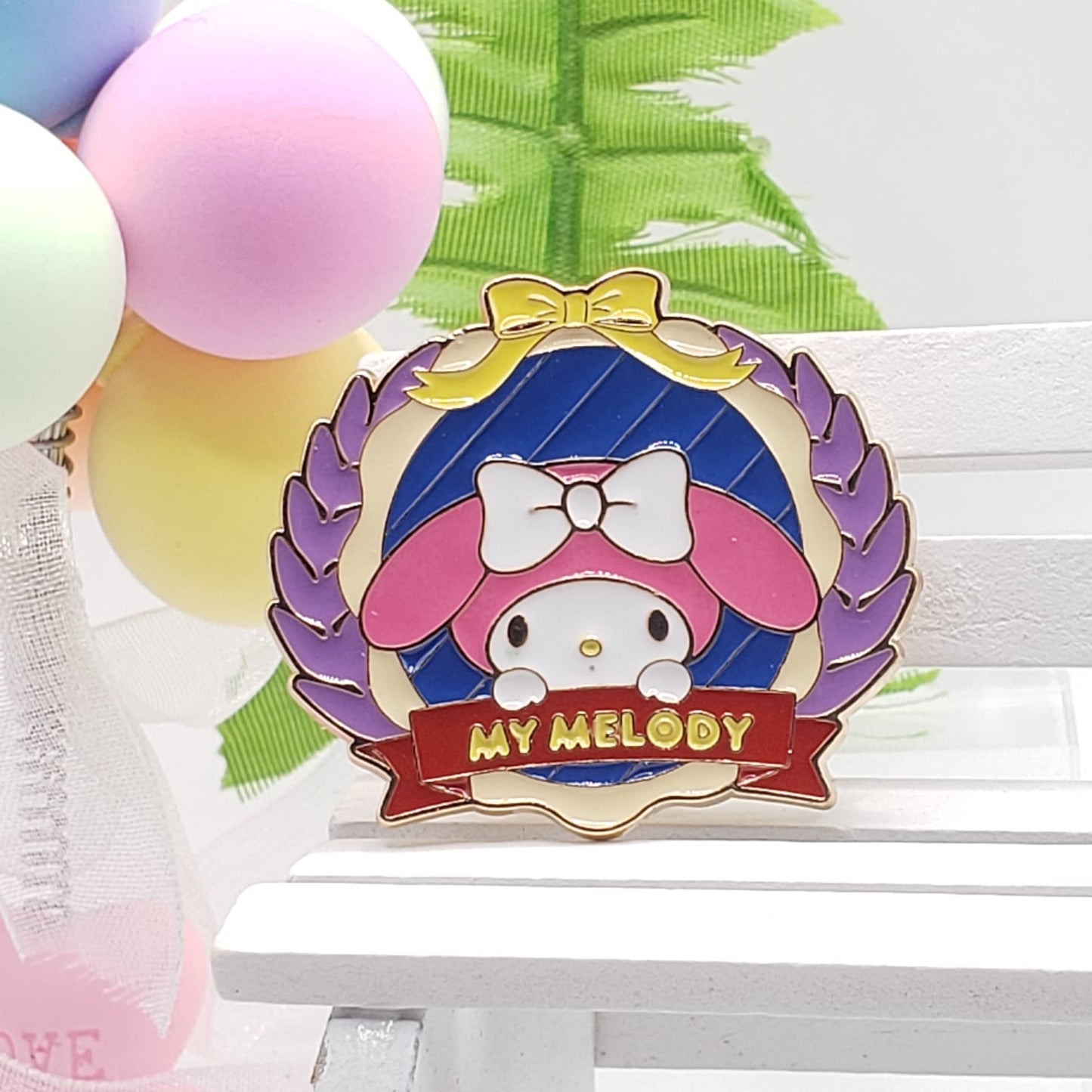 My Melody School Pin