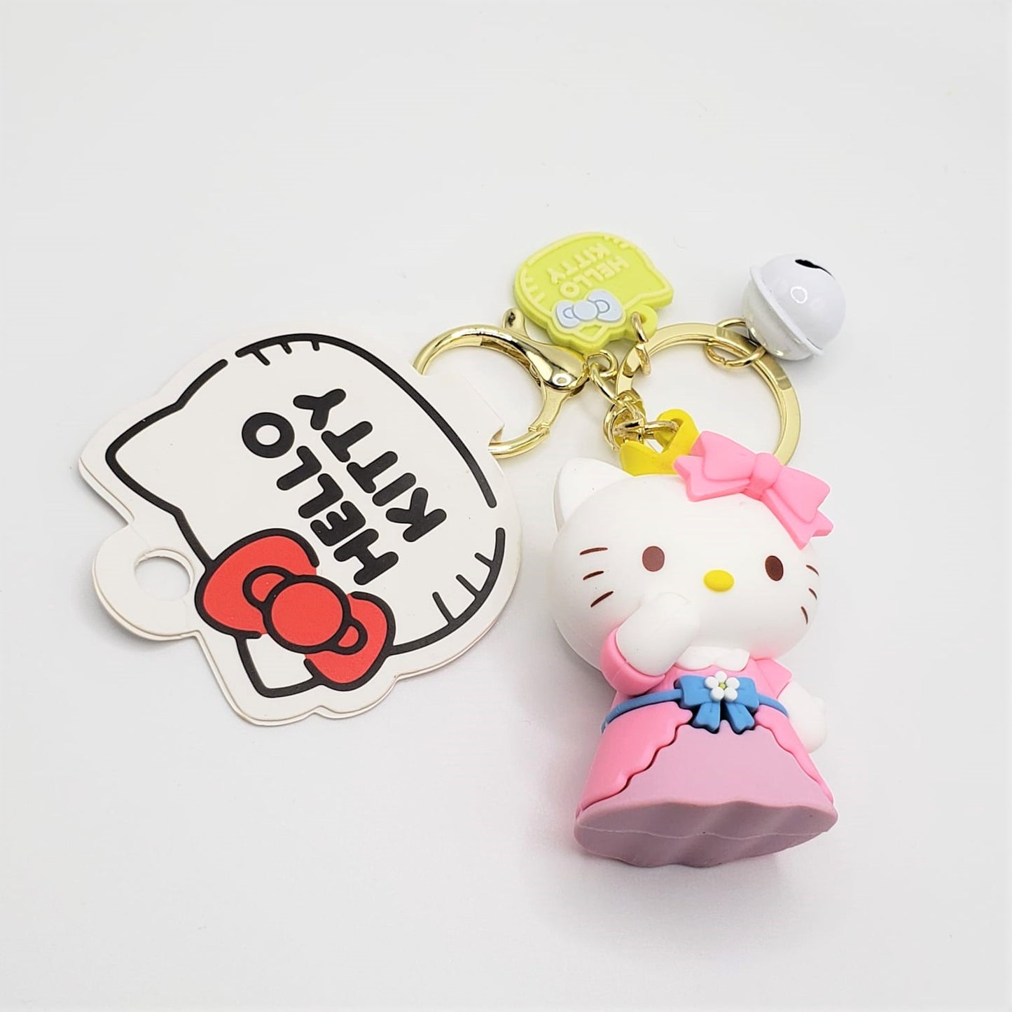 3D Princess Dress Hello Kitty Keychain