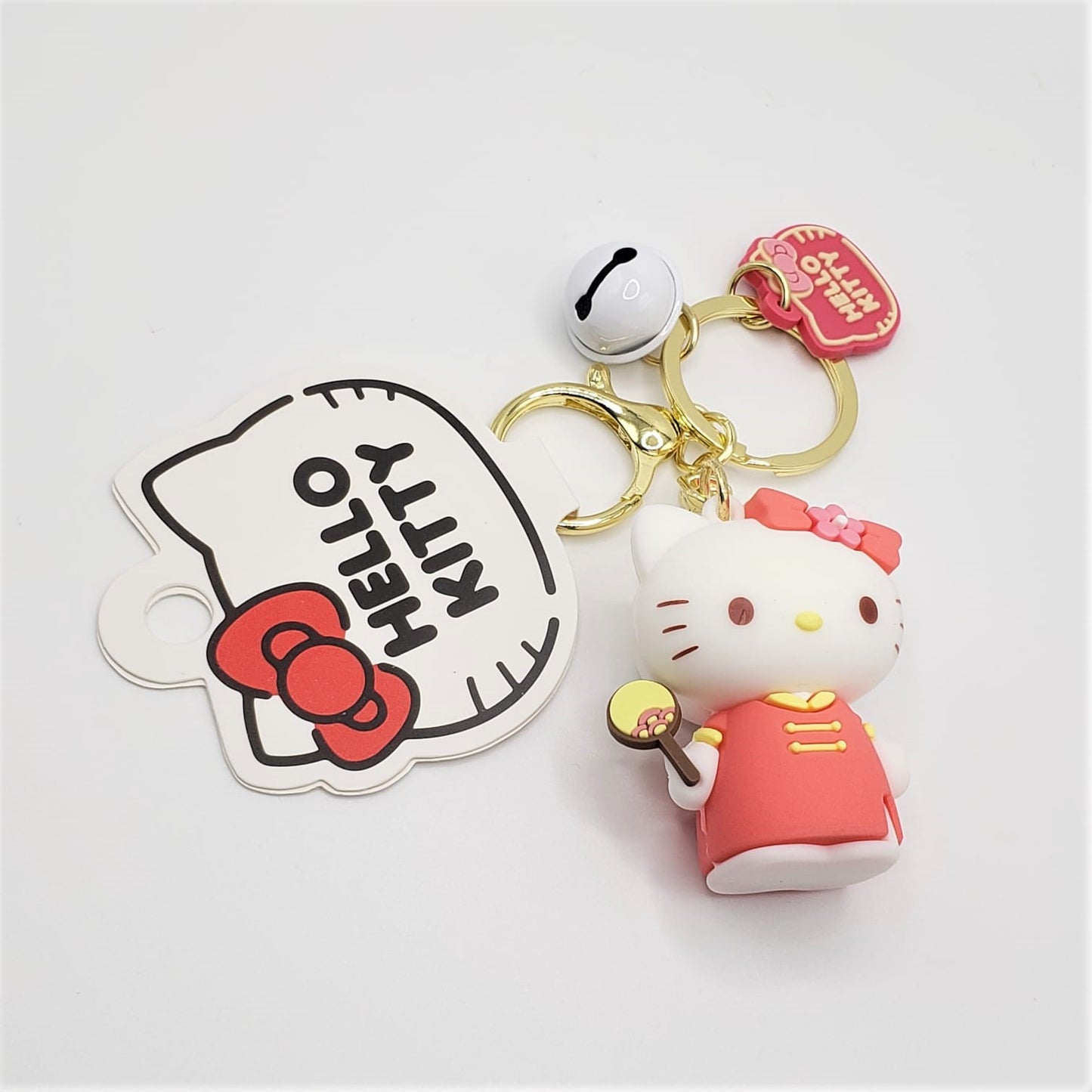 3D Cheongsam Hello Kitty Keychain