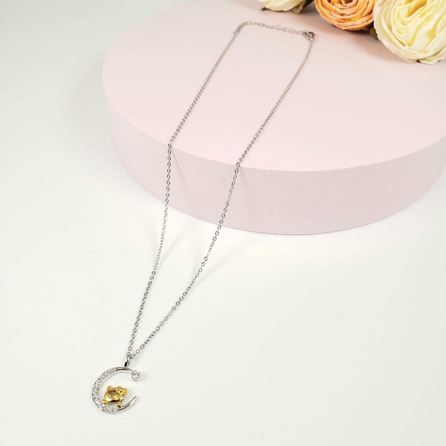 Hello Kitty With The Moon Necklace