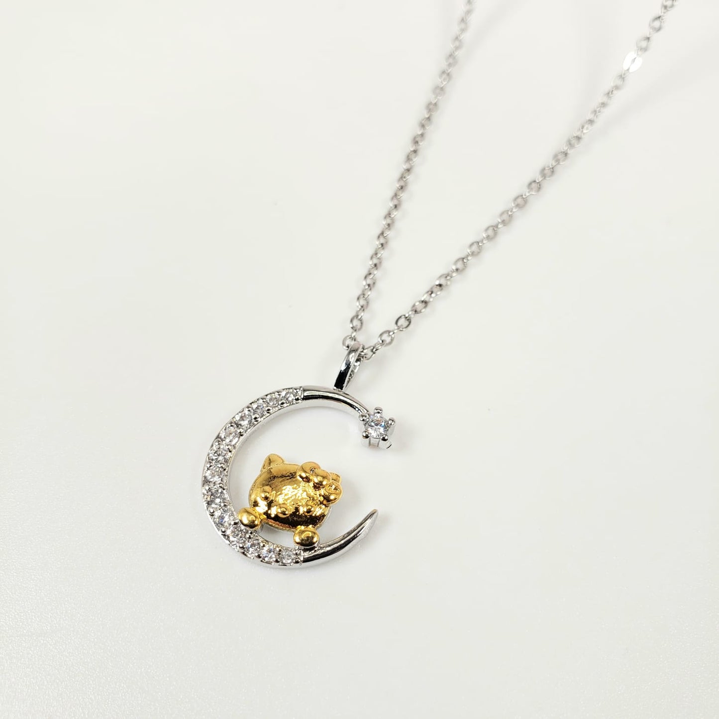 Hello Kitty With The Moon Necklace