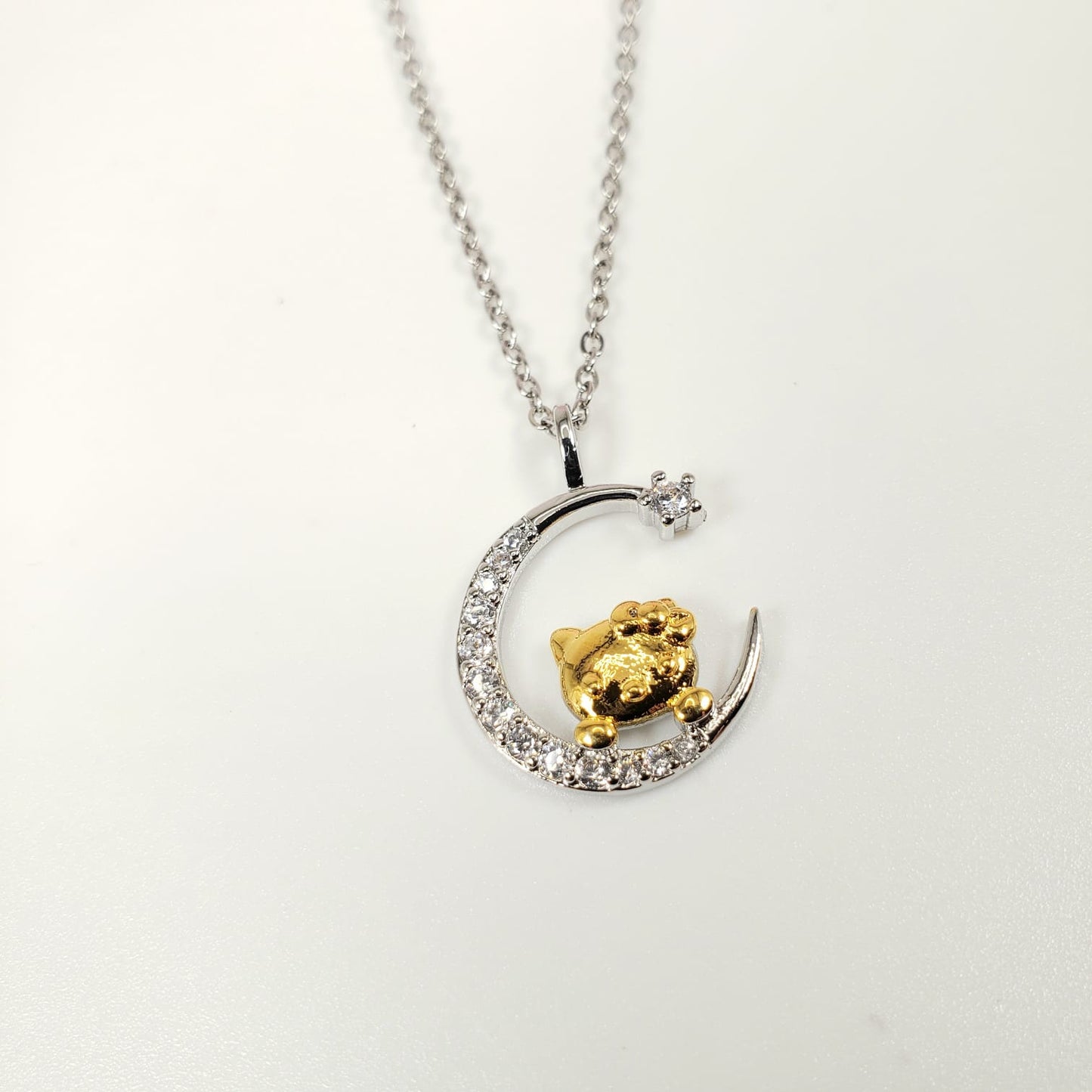 Hello Kitty With The Moon Necklace