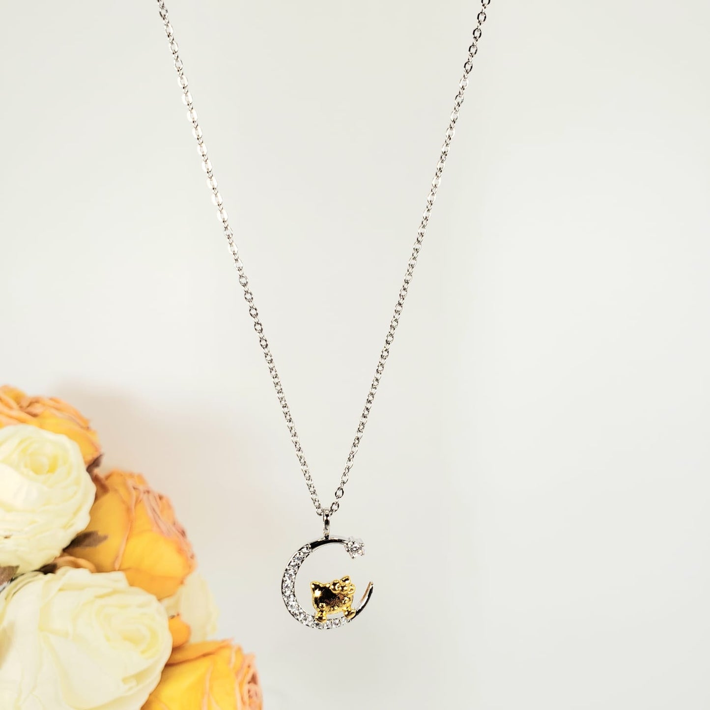 Hello Kitty With The Moon Necklace