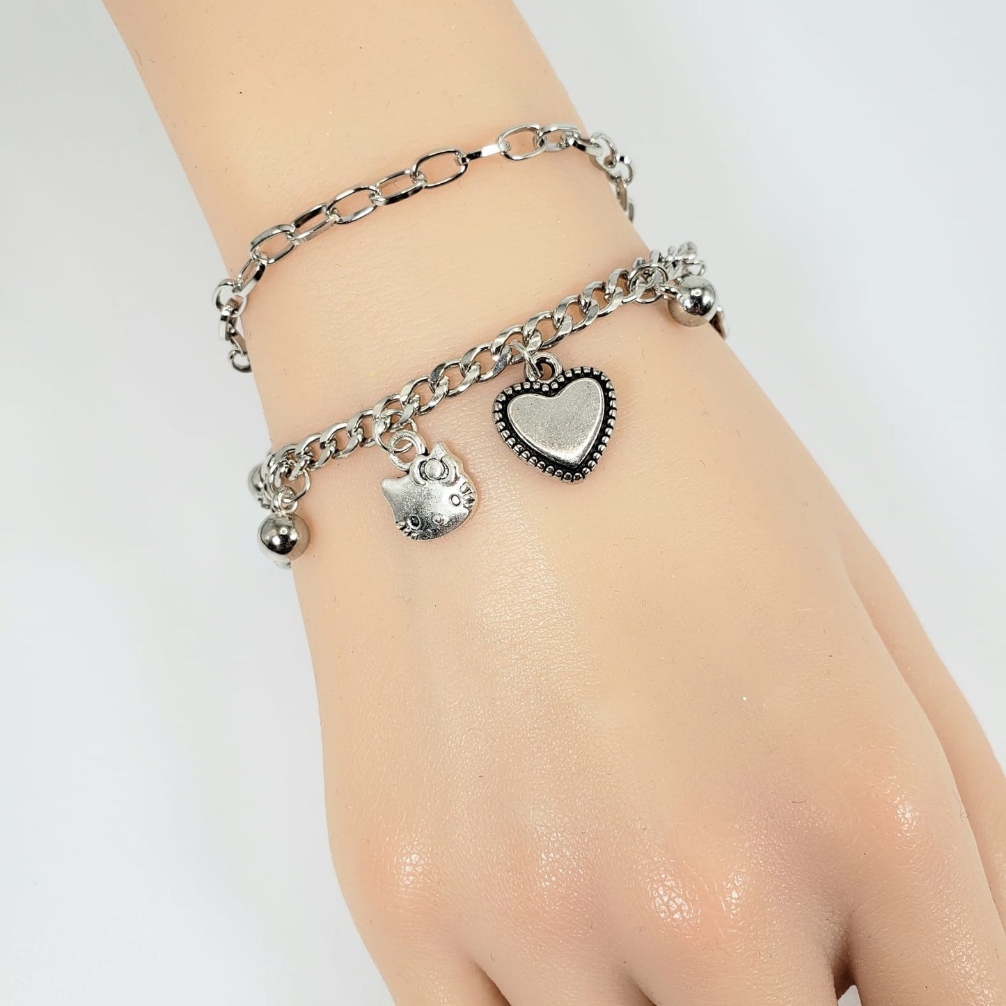 Hello Kitty Double Layer Charm Bracelet