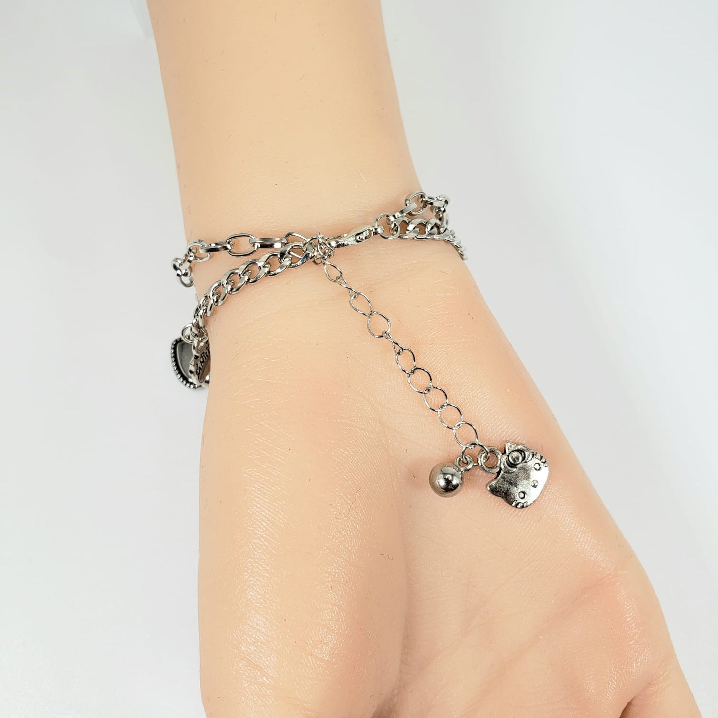 Hello Kitty Double Layer Charm Bracelet