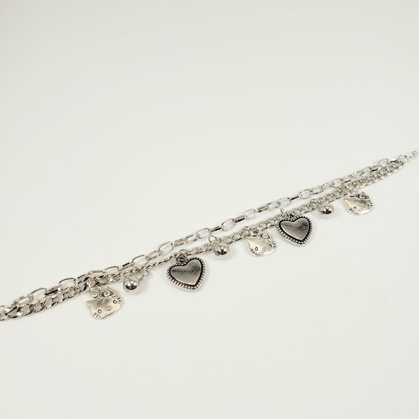 Hello Kitty Double Layer Charm Bracelet