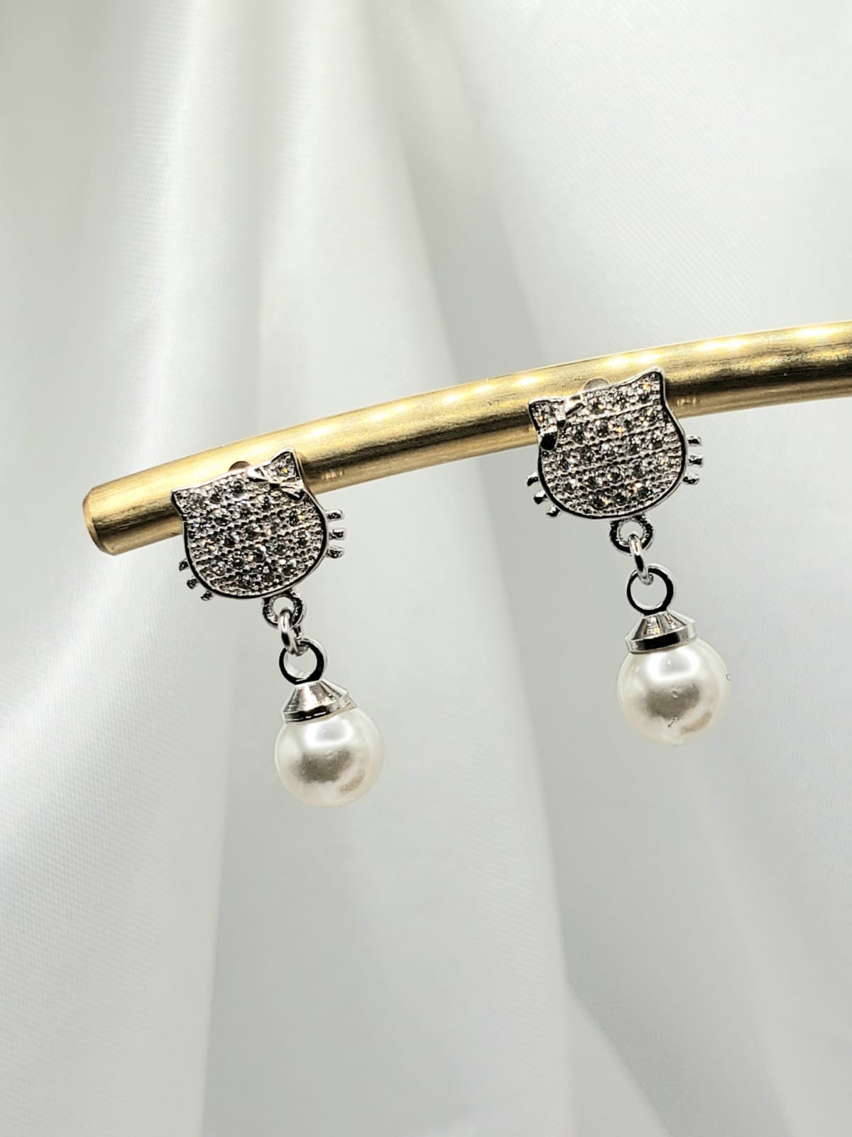 Hello Kitty S925 Silver Stud Earrings #2