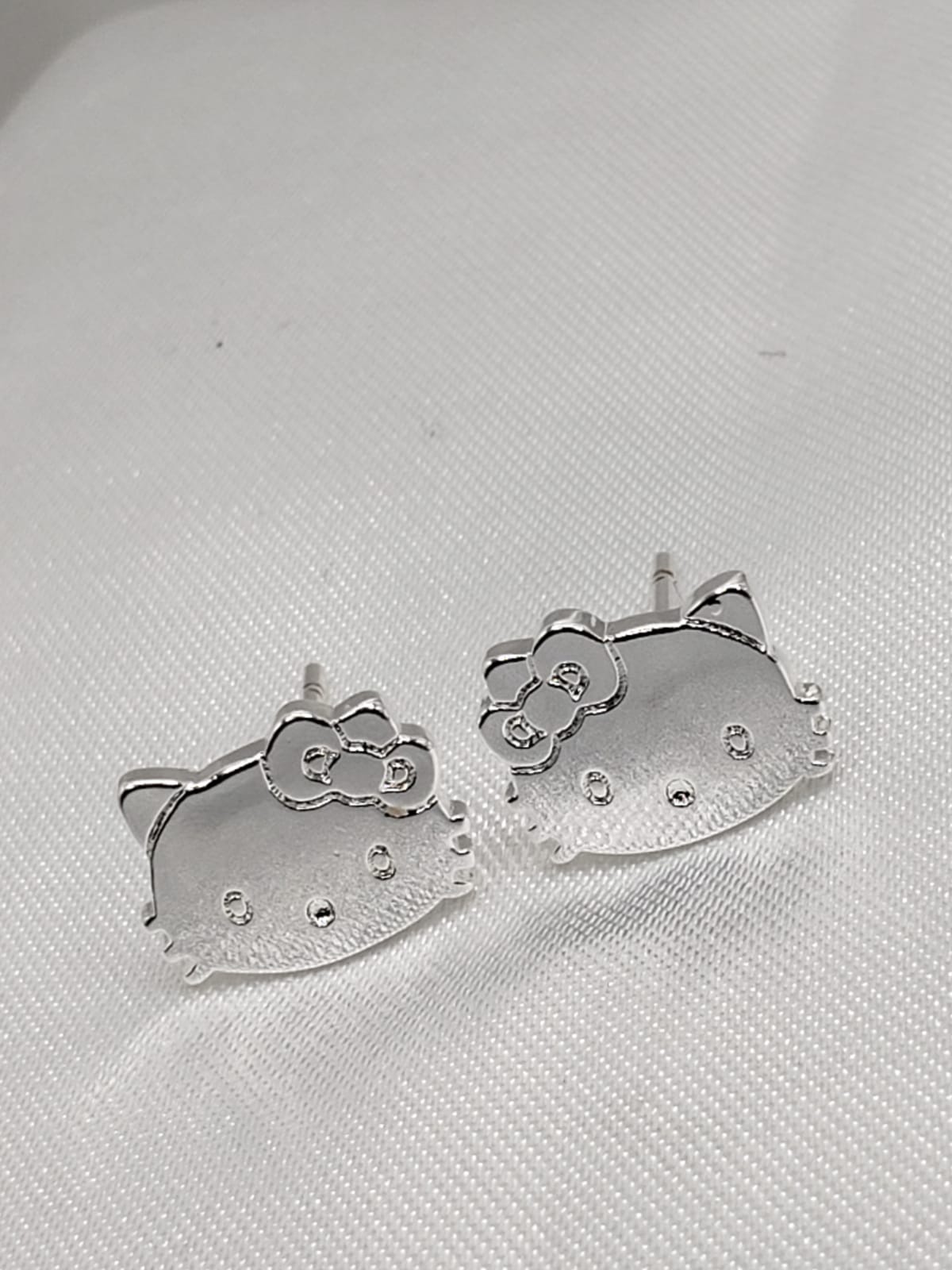 Hello Kitty S925 Silver Stud Earrings #1