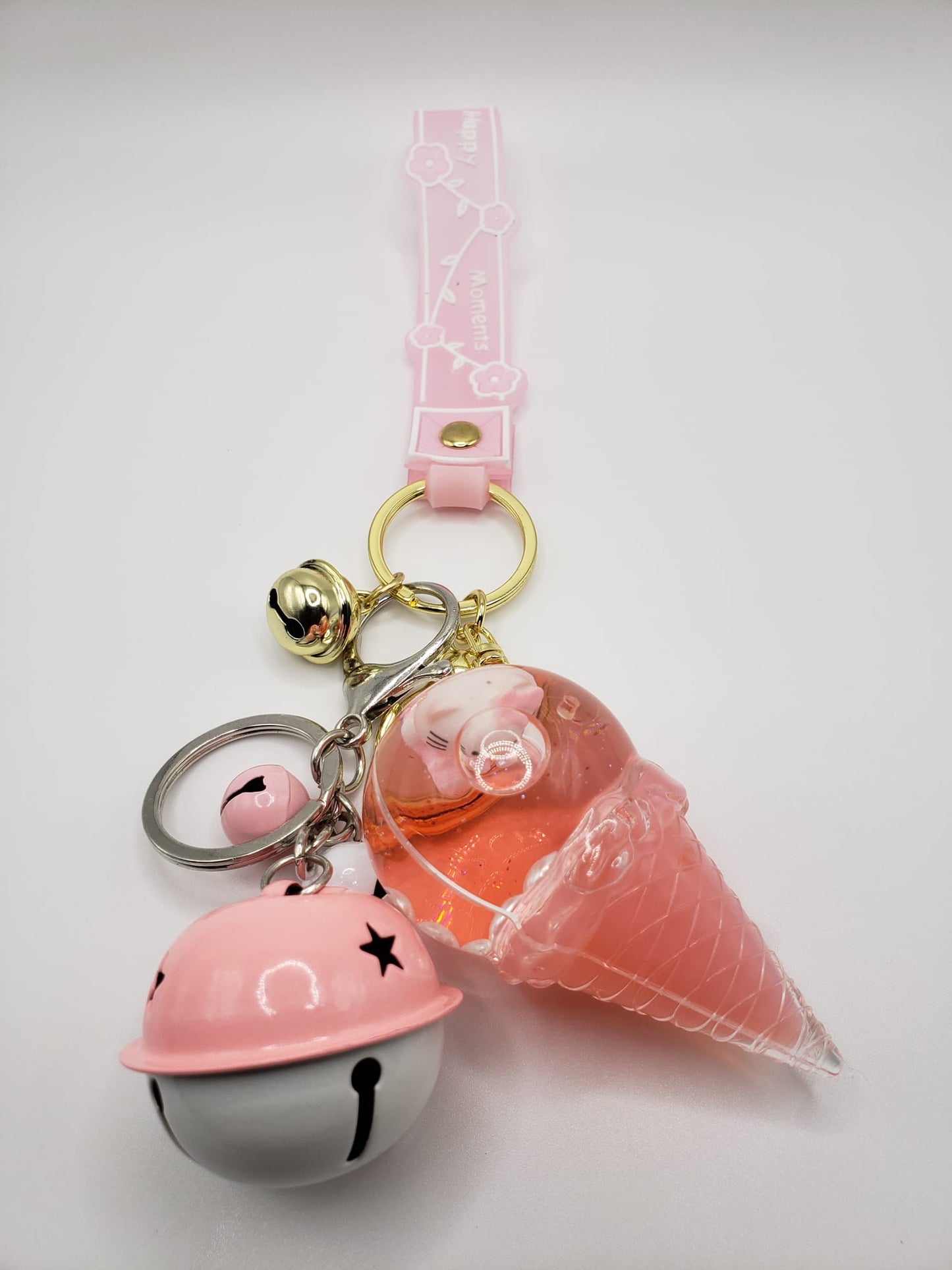 Hello Kitty Floating Ice-Cream Keychains