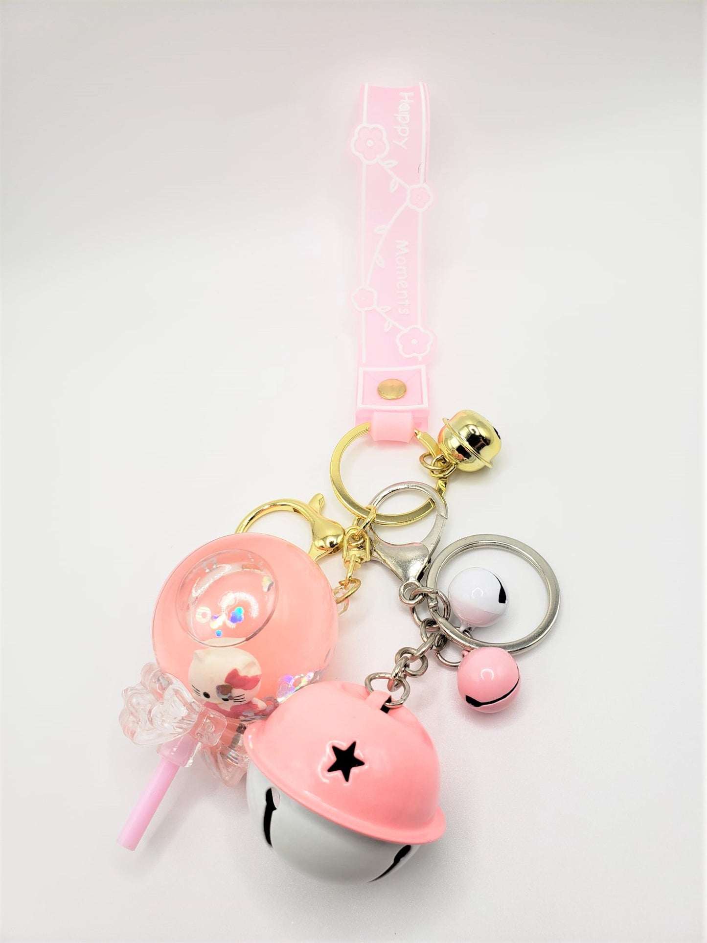 Hello Kitty Floating Lollipop Keychains