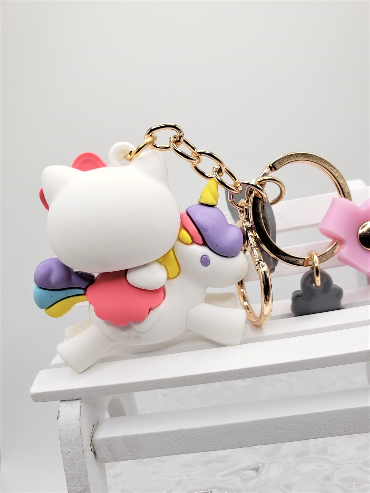 Hello Kitty Carousel Keychains