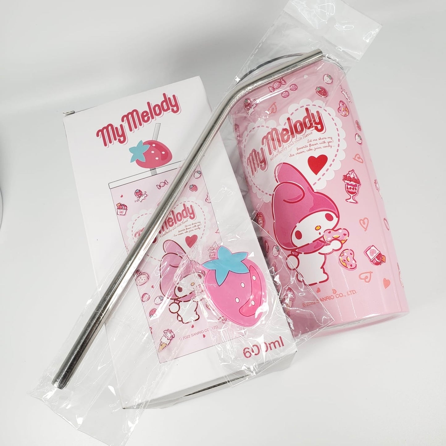 Sanrio My Melody Dessert Collection 22' Stainless Steel Thermal Cup