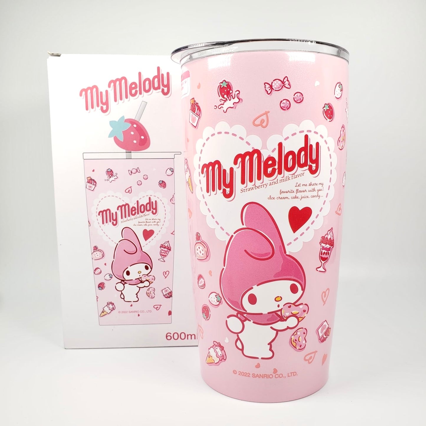 Sanrio My Melody Dessert Collection 22' Stainless Steel Thermal Cup