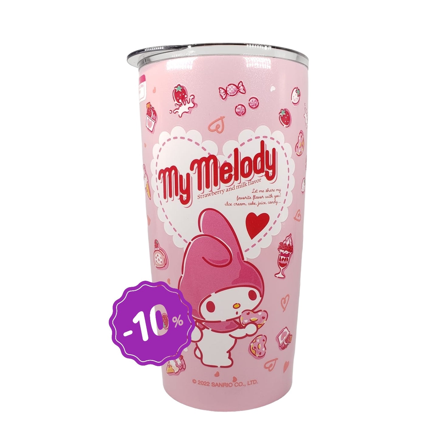 Sanrio My Melody Dessert Collection 22' Stainless Steel Thermal Cup