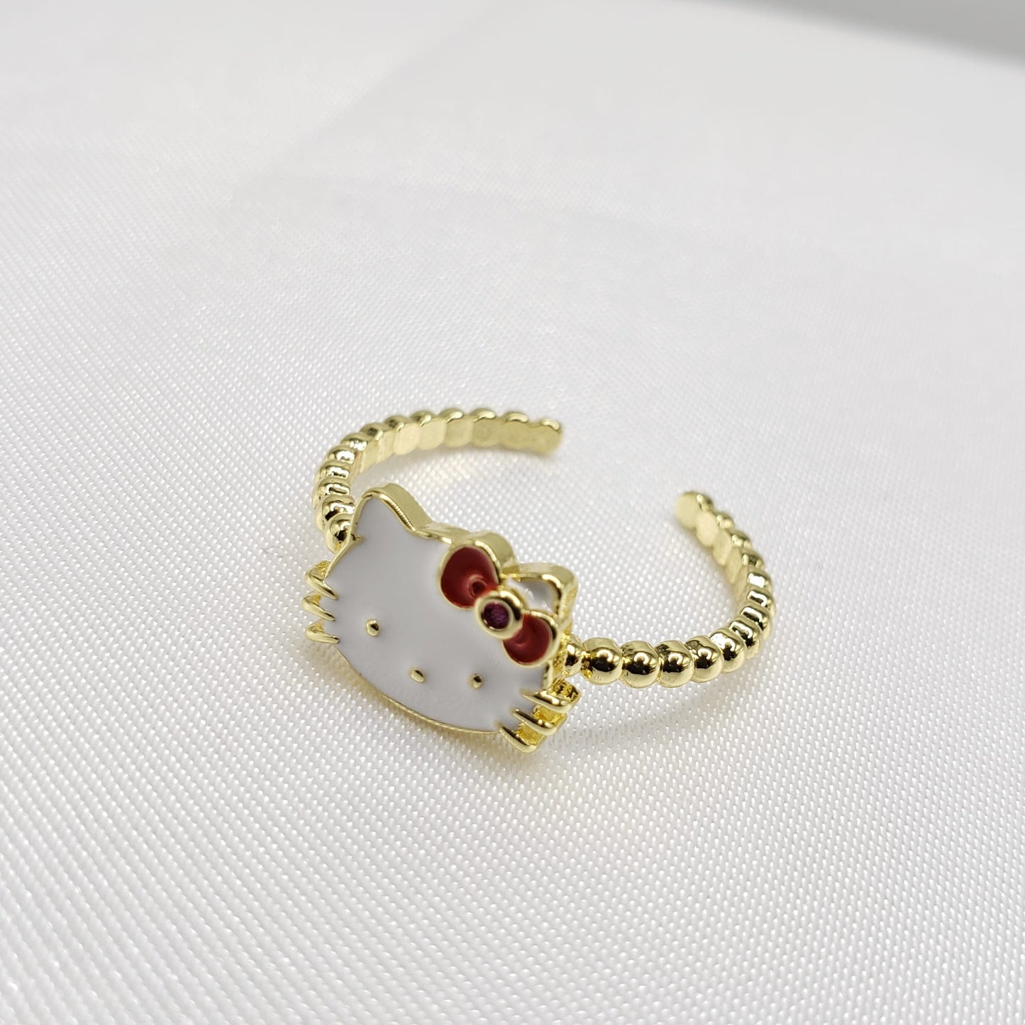 Hello Kitty Red Bowtie Ring