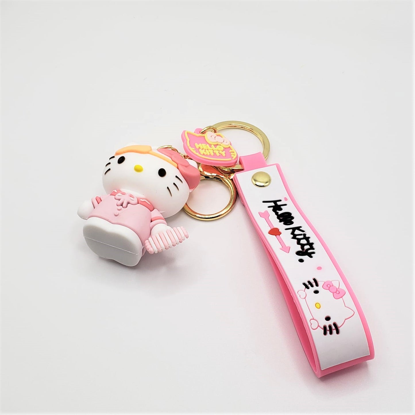 3D Casual Wear Hello Kitty Hand Strap Keychain