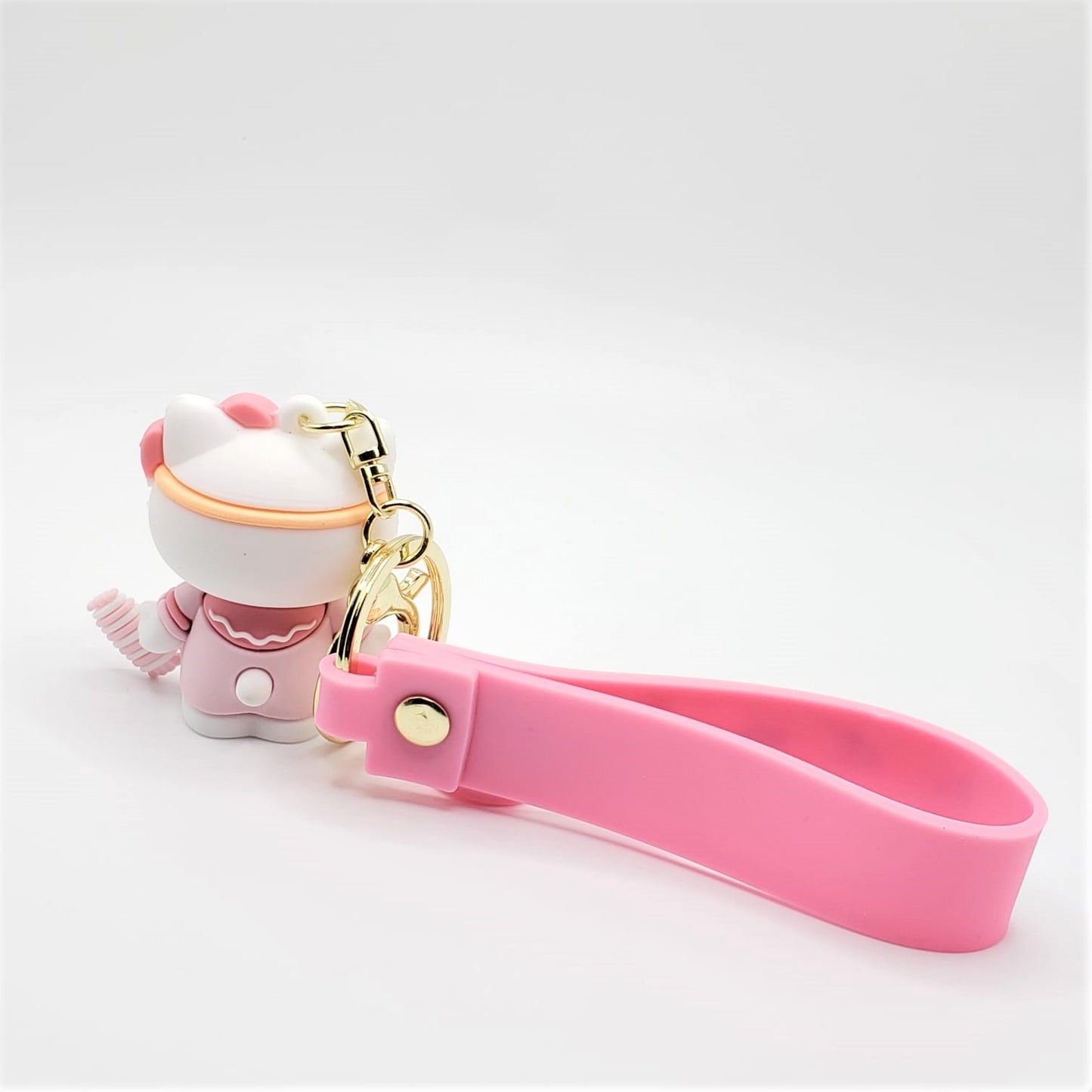 3D Casual Wear Hello Kitty Hand Strap Keychain