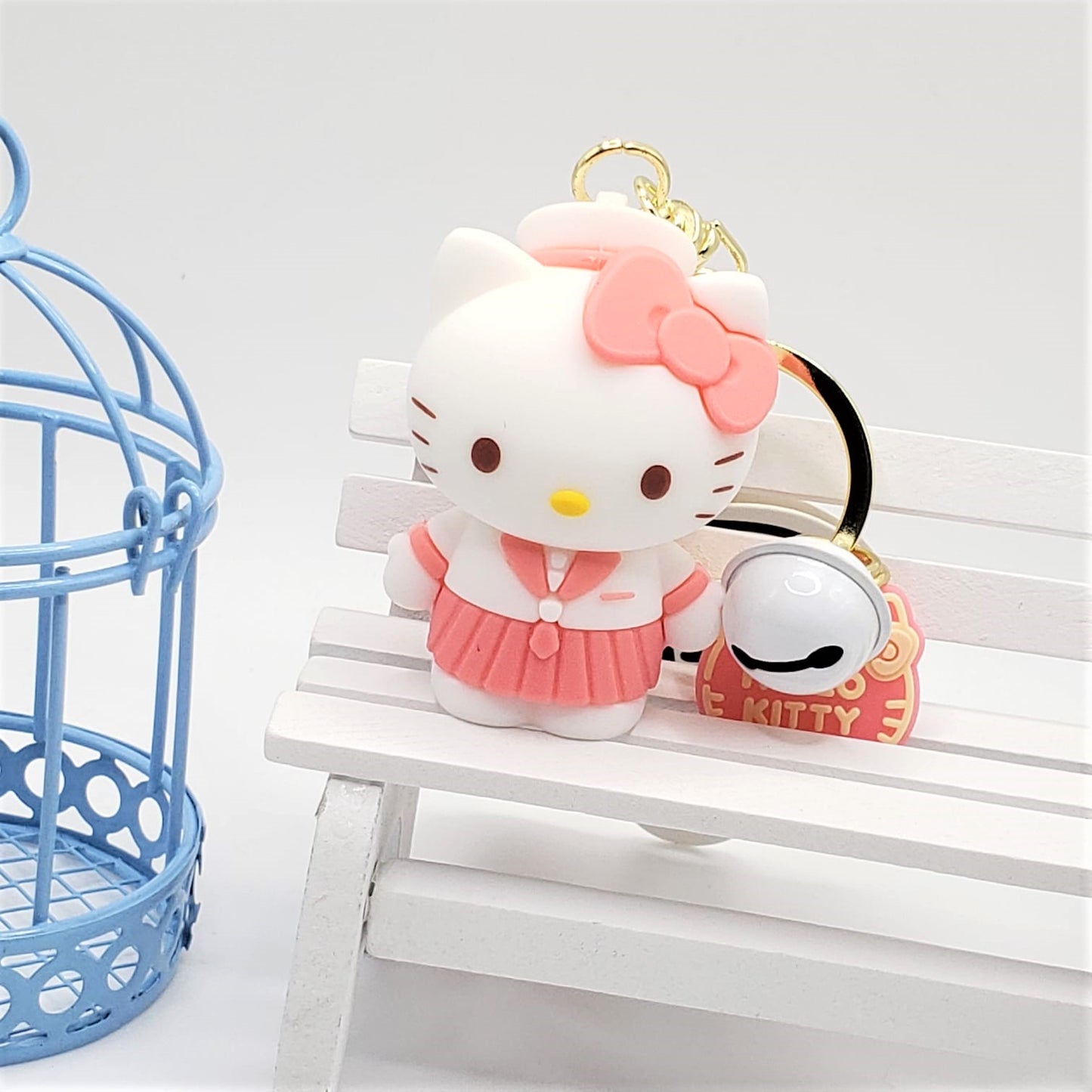 3D Sailor Uniform Hello Kitty Keychain