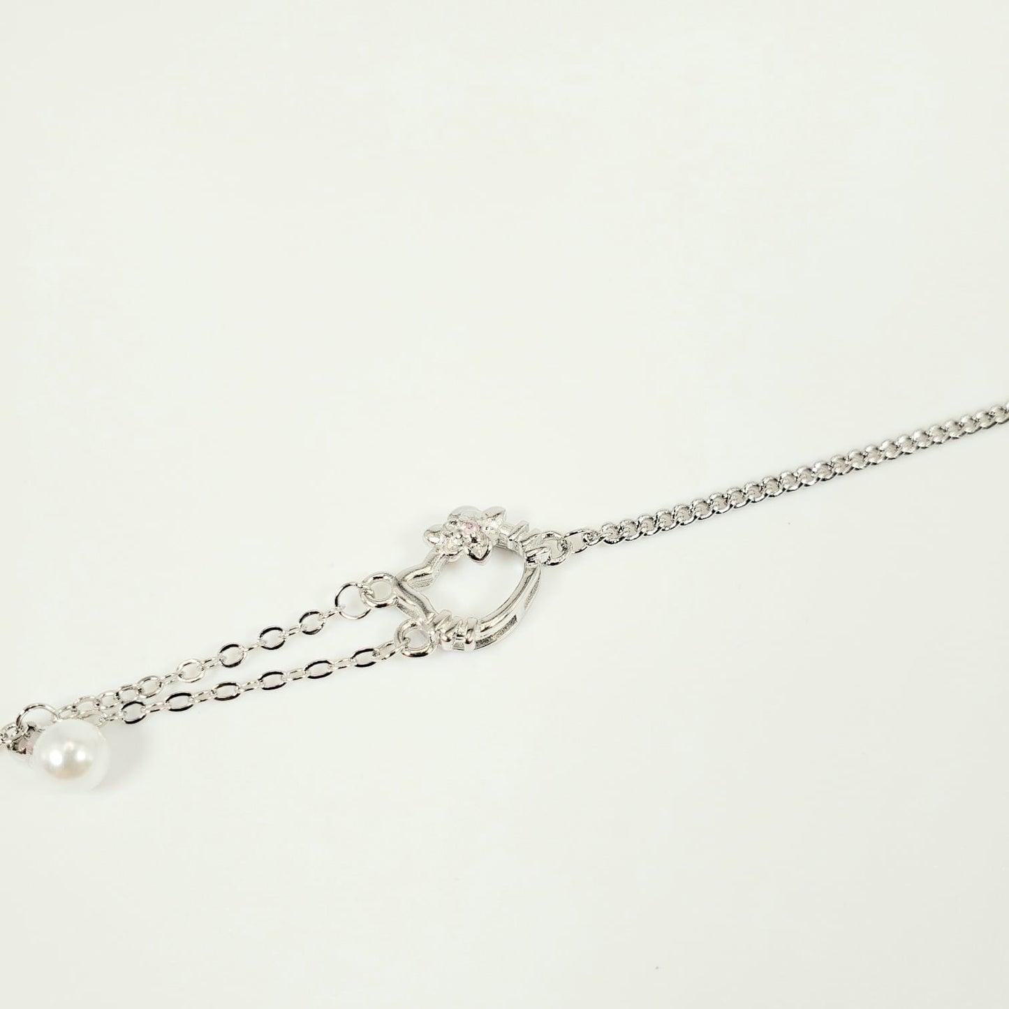 Hello Kitty Camellia Chain Bracelet