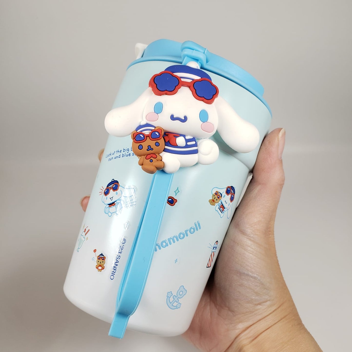 Sanrio Cinnamoroll Summer 23' Stainless Steel Thermal Cup